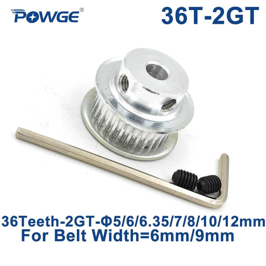 POWGE GT 36  2GT Ÿ̹ Ǯ , 5/6/6.35/7/8/10mm, GT2   Ʈ  6/9mm,  鷡 36   36 T